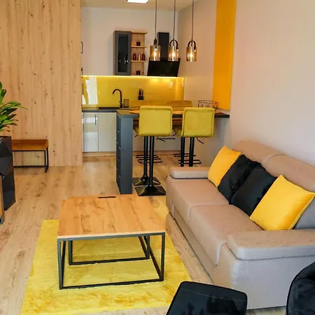 Elegance Yellow W Let's Sea Basen&spa Διαμέρισμα Gąski